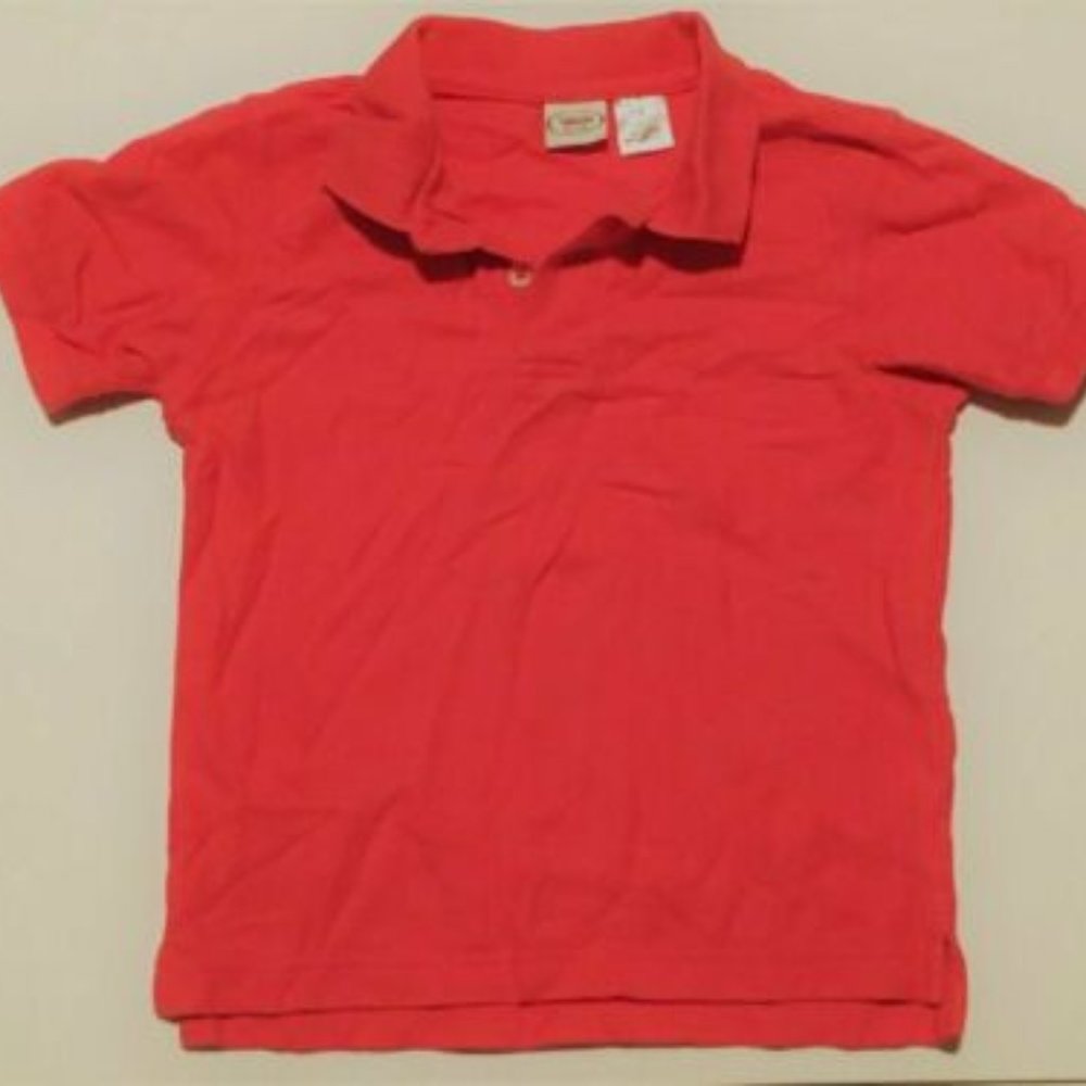 TALBOTS KIDS Vibrant Boys' Coral SSl Polo Shirt ~ Sz 7